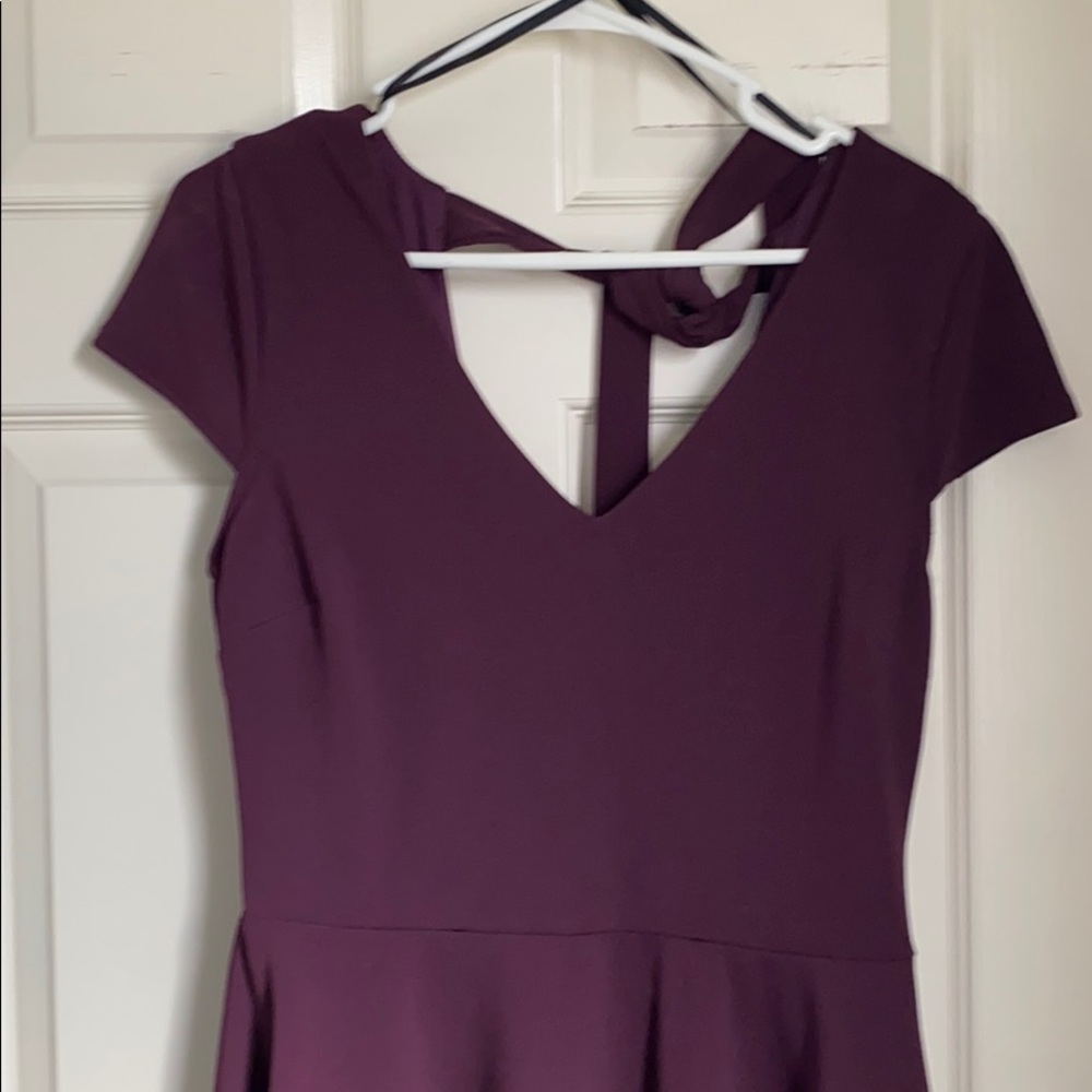 Deep purple formal dress